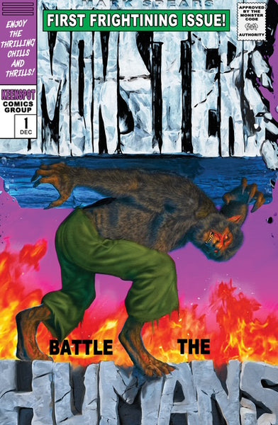 MARK SPEARS MONSTERS #1 - FOIL - HULK ANNUAL HOMAGE - LTD 50